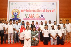 10th International Day of Yoga at Momo Inn